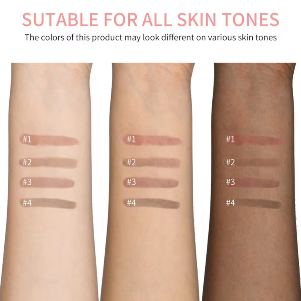 4-Farben Peel-Off Lip Liner Tattoo – Wasserfest, Langanhaltend & Mattes Finish