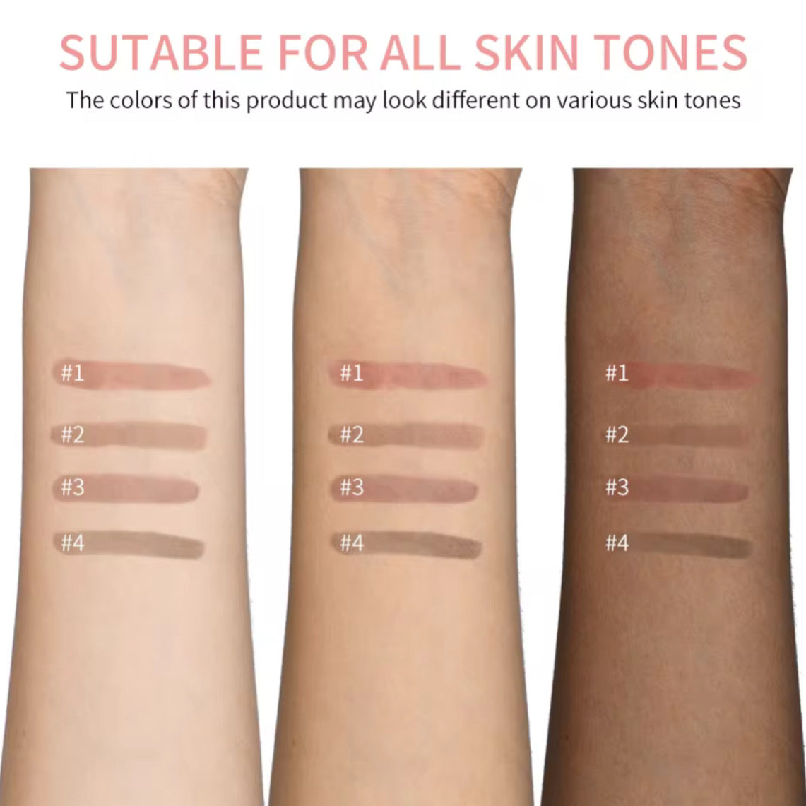 4-Farben Peel-Off Lip Liner Tattoo – Wasserfest, Langanhaltend & Mattes Finish