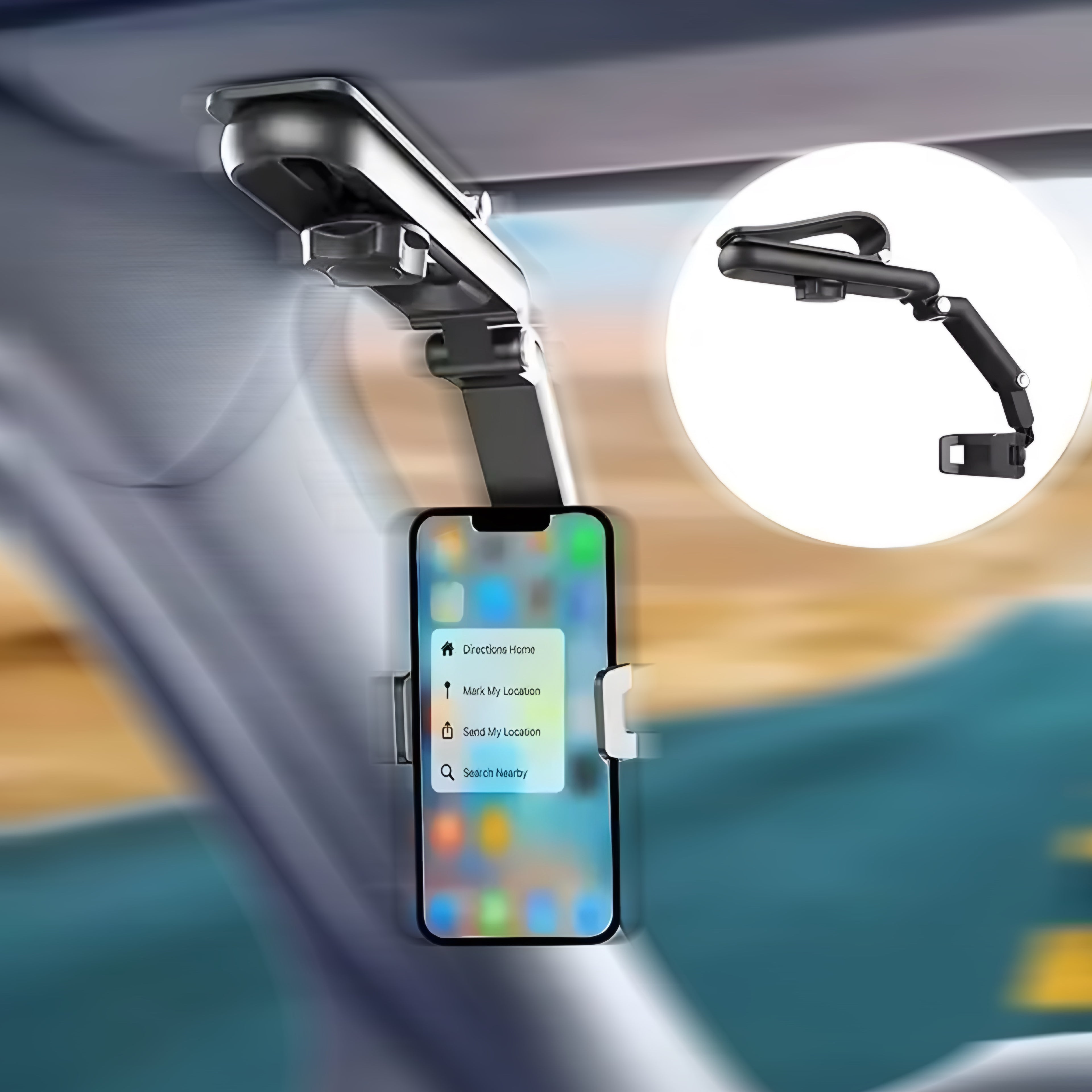 Multifunktionale Handyhalterung fürs Auto