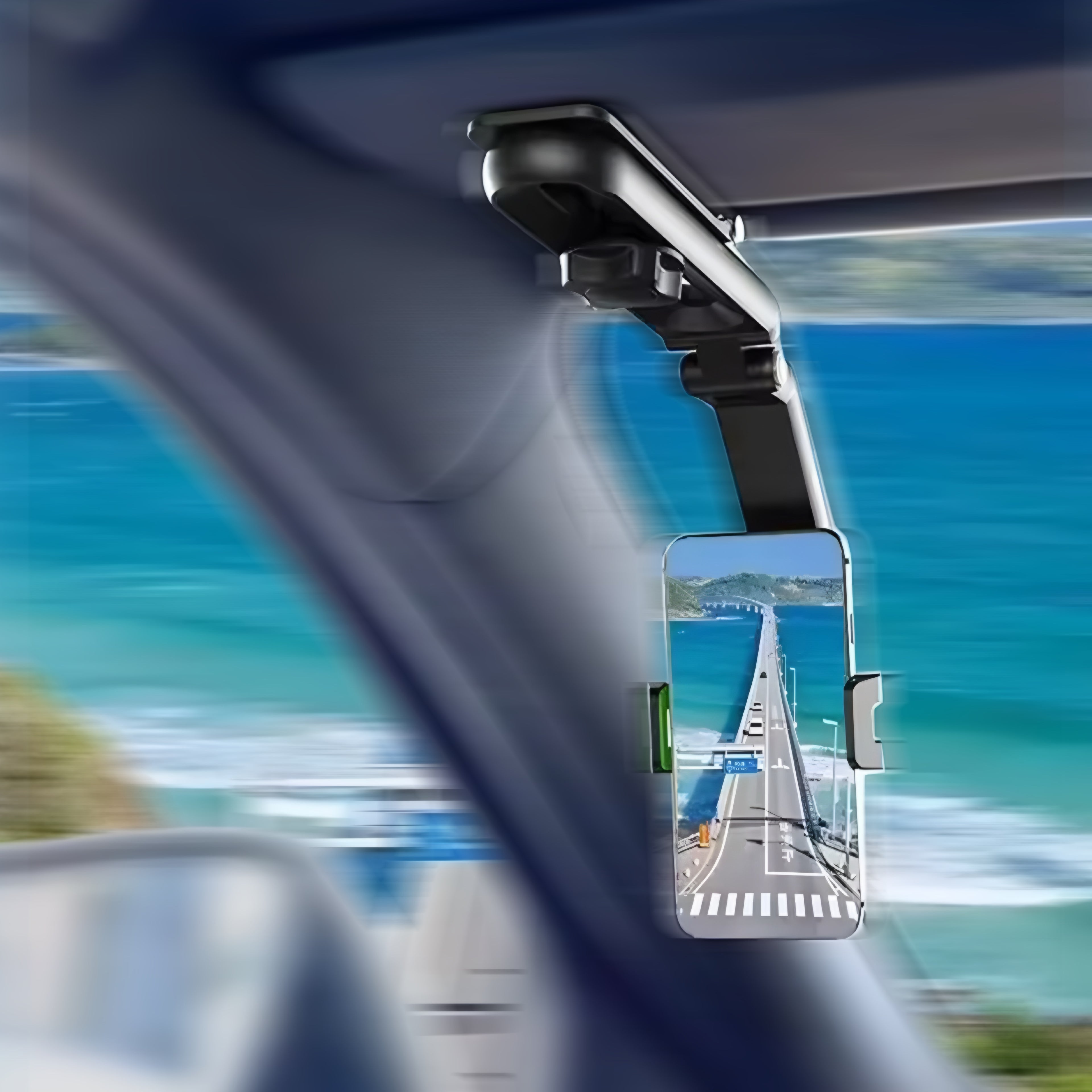 Multifunktionale Handyhalterung fürs Auto