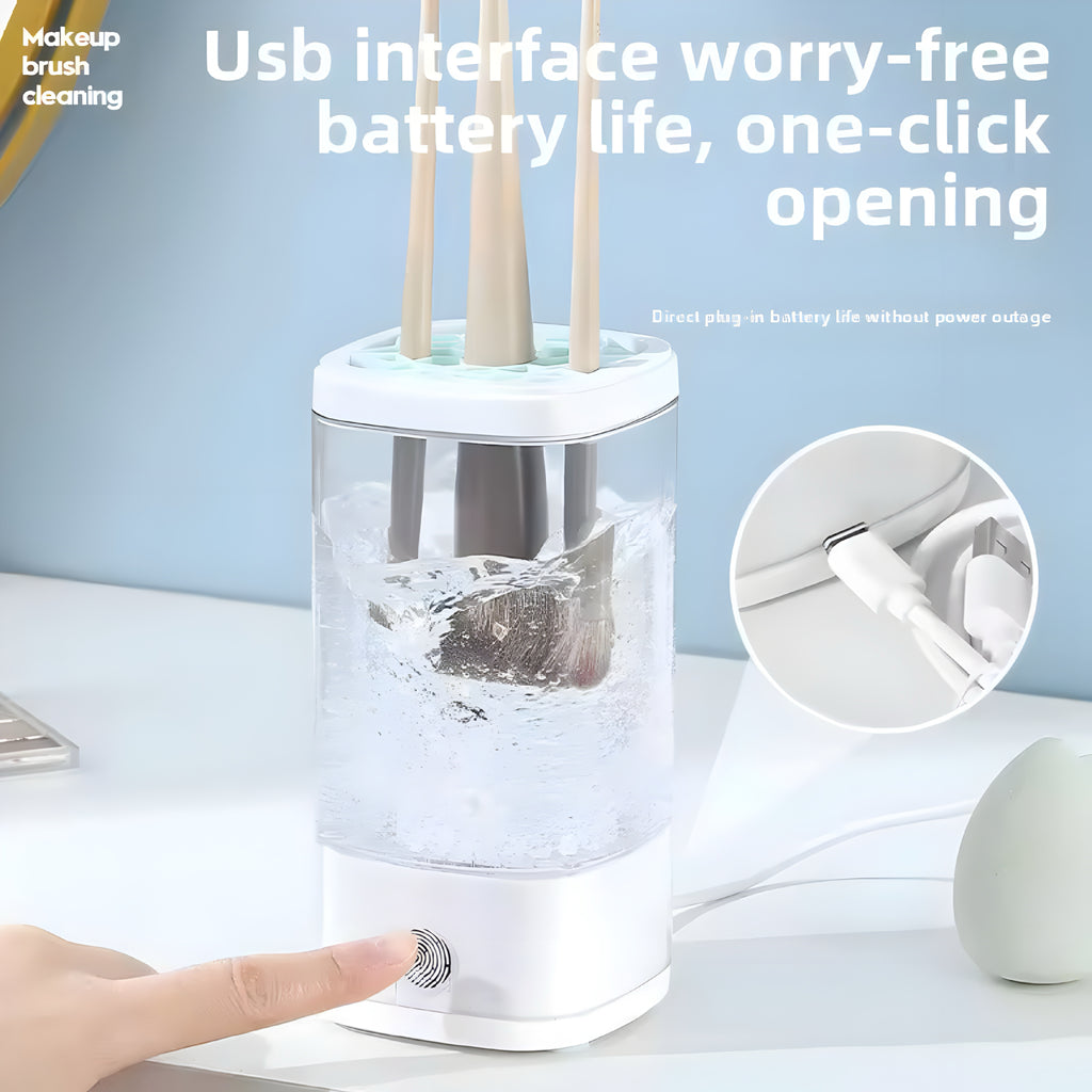 USB Elektrischer Make-up-Pinselreiniger – Saubere Tools, makellose Haut