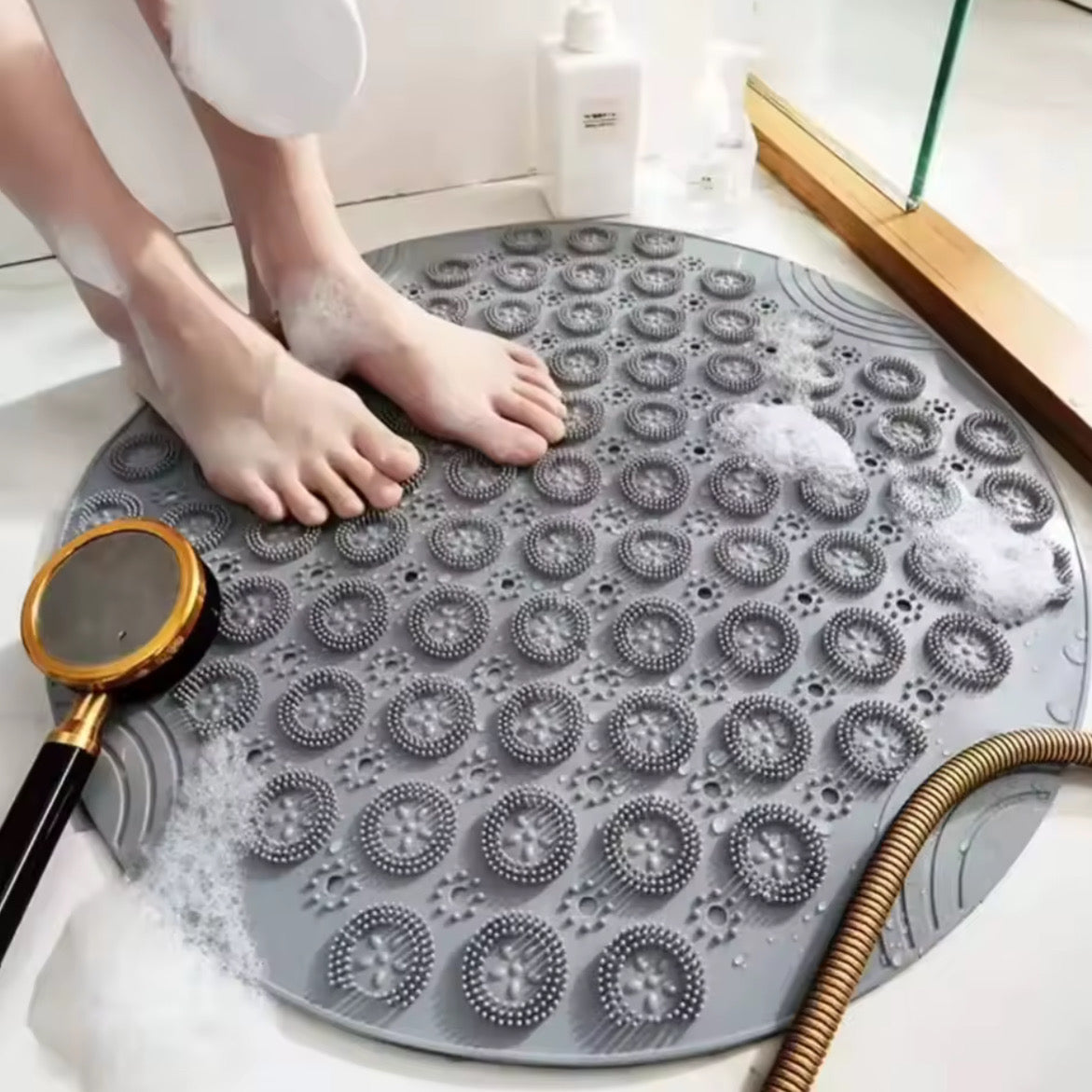 Rutschfeste Massage-Duschmatte – Entspannen, Erfrischen, Sicher stehen