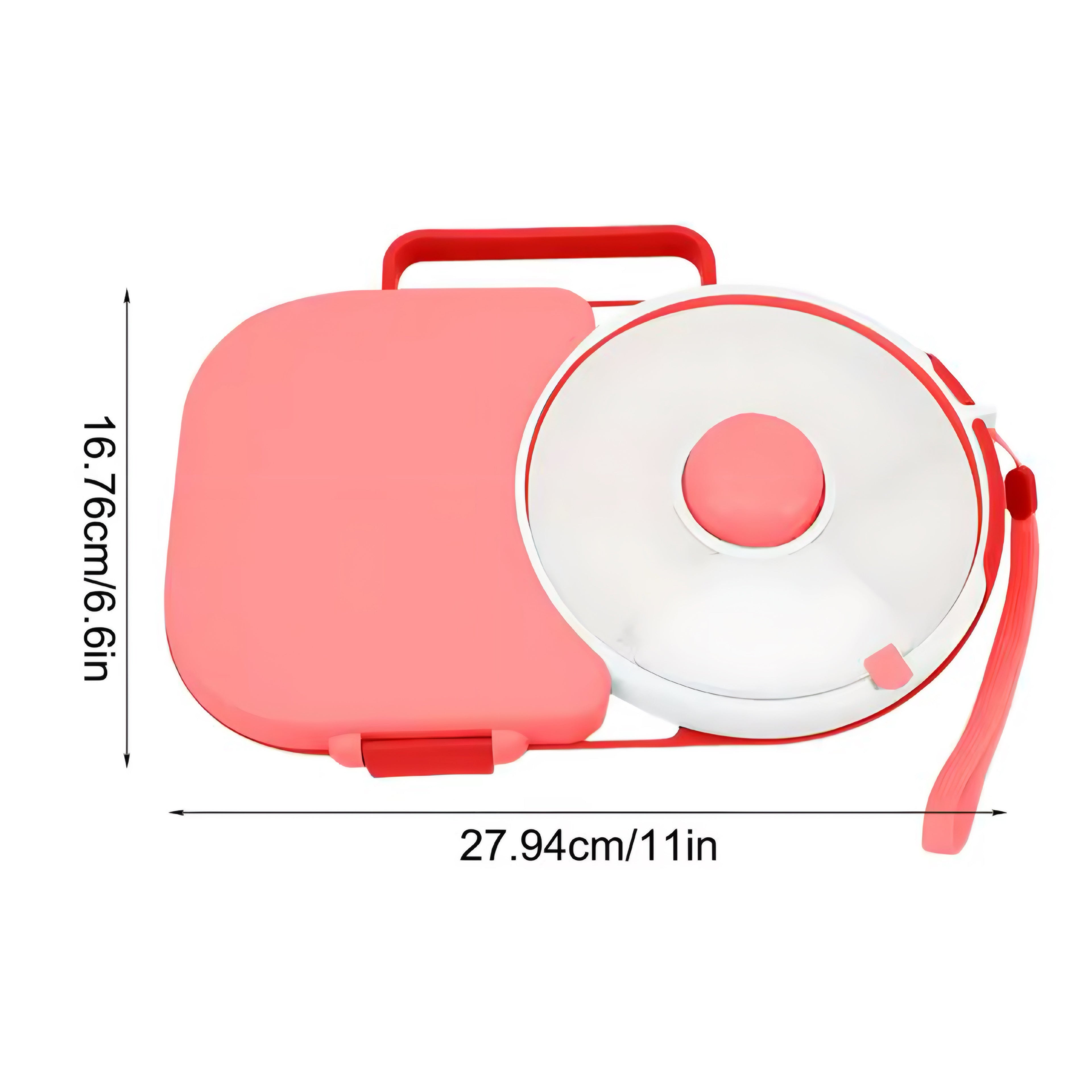 Drehbare Kinder-Lunchbox mit Snack-Spender